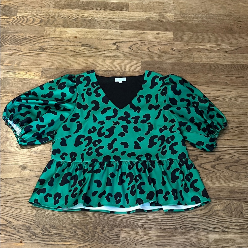 Jade Black Blouse